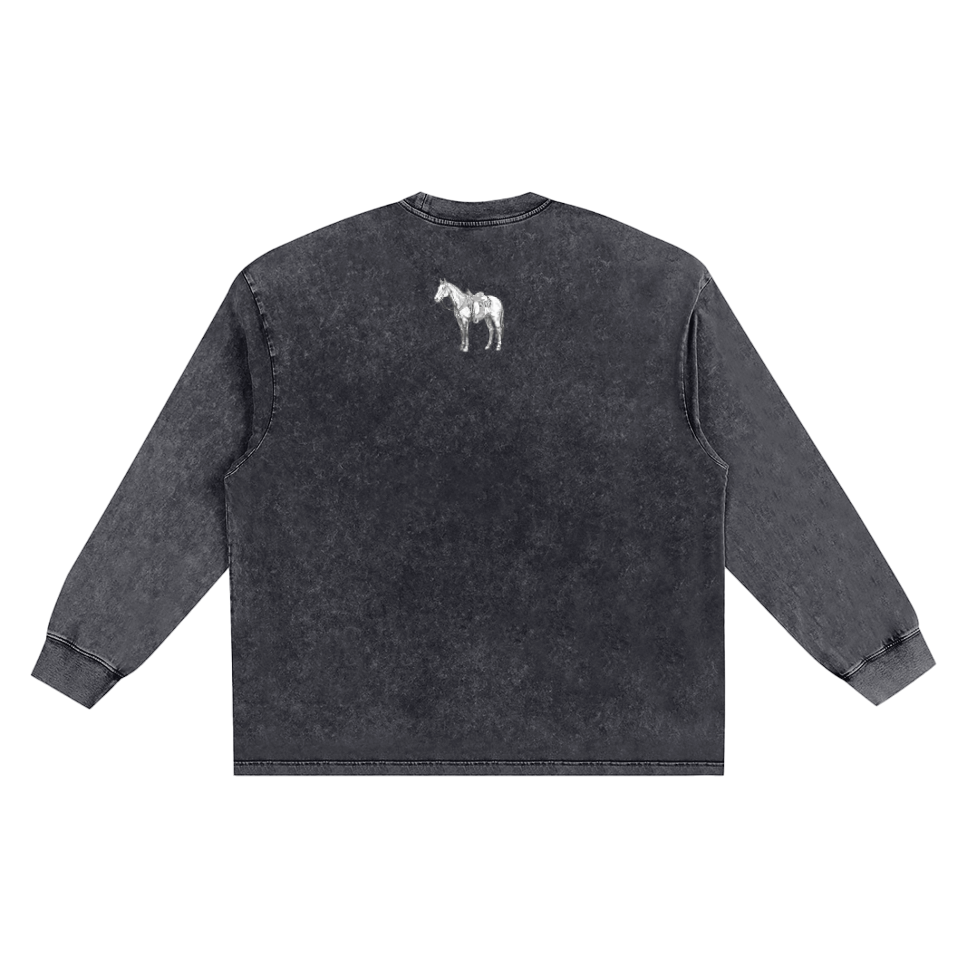 Snow Washed Frayed Edge T-Shirt