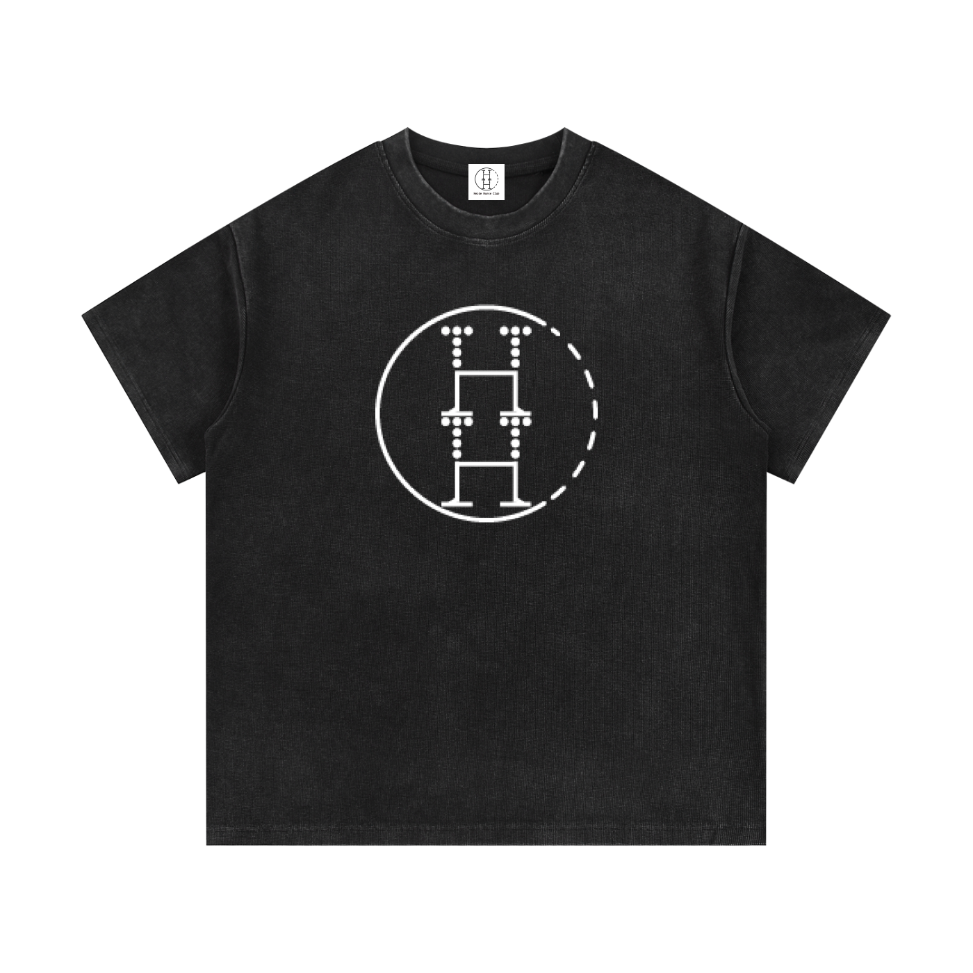 Mineral Wash Waffle Knit T-Shirt