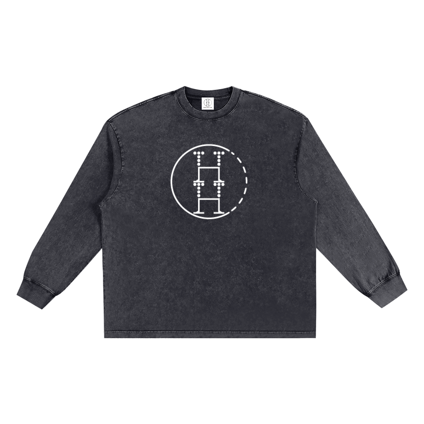 Snow Washed Frayed Edge T-Shirt